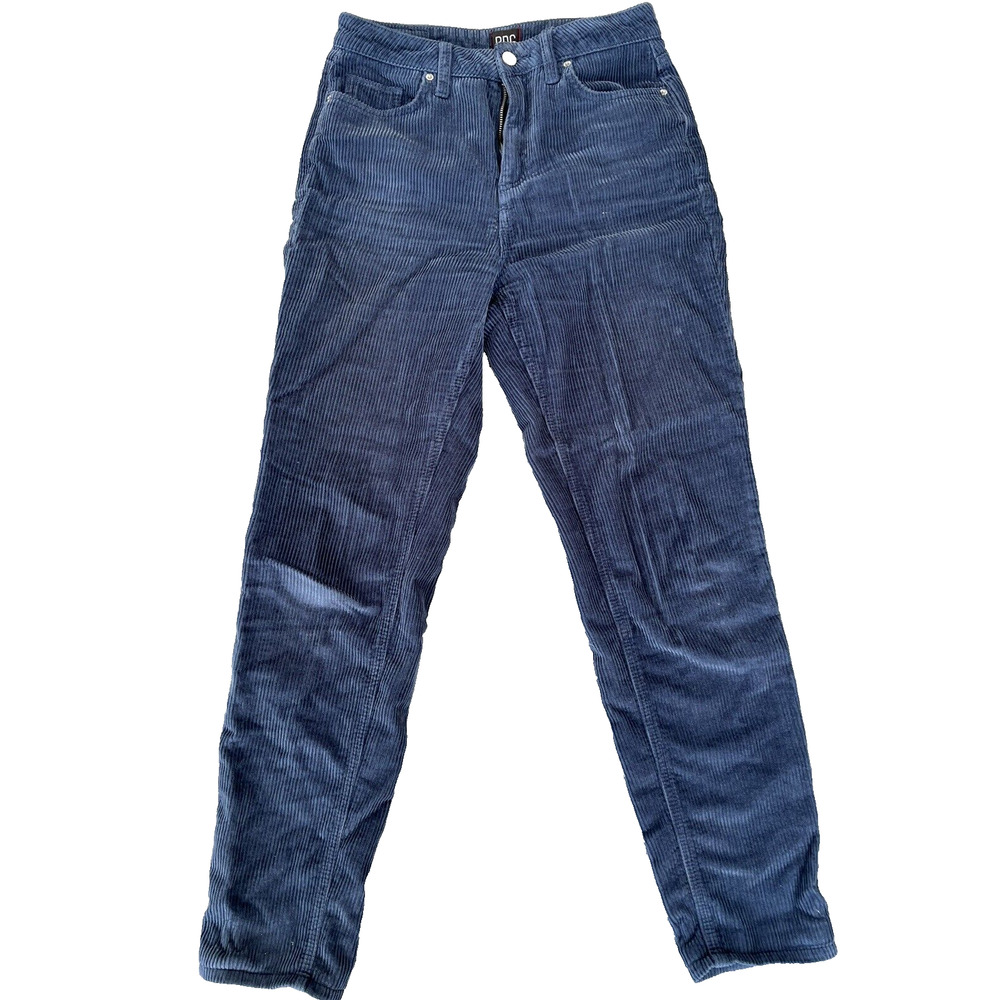 BDG blue navy corduroy jeans men blue velvet size 26 high rise A000195